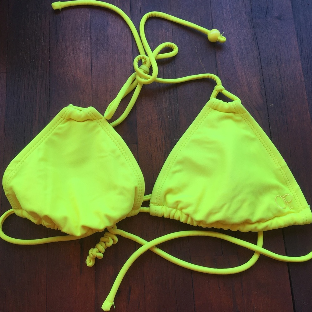 OP bikini top Yellow solid